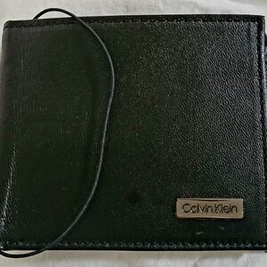Calvin Klein Men's Black Leather Wallet